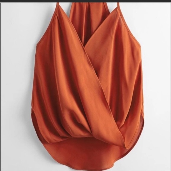 SHEIN Tops - Plus wrap Curved Hem Cami top